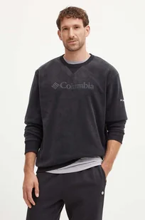 Columbia bluza polarowa Steens Mountain Crew 2.0 kolor czarny gładka 2054261 - Bluzy męskie - miniaturka - grafika 1