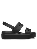 Sandały damskie - Crocs Sandały Brooklyn 4U 210676 Czarny - miniaturka - grafika 1