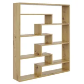 Półki do salonu - Skandynawski Regał Wiszący Lub Stojący W Kolorze Dąb Artisan D0-W67 - miniaturka - grafika 1