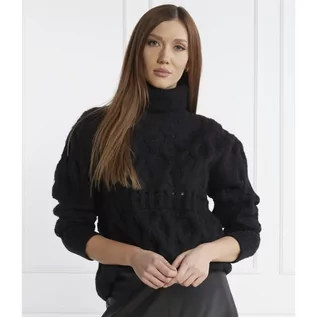 Swetry damskie - Silvian Heach Sweter | Loose fit | z dodatkiem wełny - grafika 1