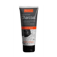 Maseczki do twarzy - Beauty Formulas Charcoal Maseczka z glinką głęboko oczyszczająca z aktywnym węglem 100ml - miniaturka - grafika 1