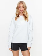 Bluzy damskie - New Balance Bluza Essentials Stacked Logo French Terry Crewneck WT31532 Niebieski Regular Fit - miniaturka - grafika 1