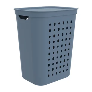 Kosz na pranie Jona Rotho, 55 L, niebieski - Kosze na bieliznę - miniaturka - grafika 1