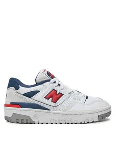 New Balance Sneakersy GSB550ED Biały - Buty dla chłopców - miniaturka - grafika 1