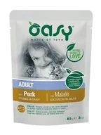 Mokra karma dla kotów - Oasy Lifestage Wieprzowina 85g - miniaturka - grafika 1