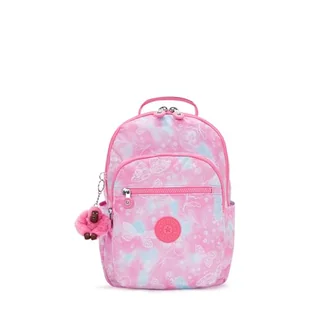 Kipling SEOUL S Mały plecak, Garden Clouds (Różowy) - Plecaki - miniaturka - grafika 1