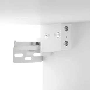 Lumarko Szafka z lustrem i oświetleniem LED, biała, 70x16,5x60 cm - Toaletki - miniaturka - grafika 13