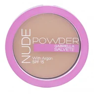 Pudry do twarzy - Gabriella Salvete Nude Powder SPF15 8g W Puder 01 Pure Nude 70874 - miniaturka - grafika 1