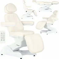 Fotele kosmetyczne - Fotel kosmetyczny elektryczny do salonu kosmetycznego pedicure regulacja 4 siłowniki Karim - miniaturka - grafika 1