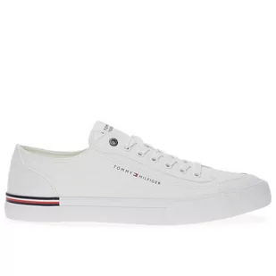 Buty Tommy Hilfiger Corporate Vulc Canvas FM0FM04954-YBS - białe - Trampki męskie - miniaturka - grafika 1