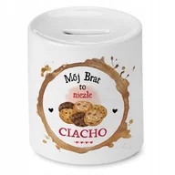 Skarbonki - Skarbonka Dla Brata na Urodziny Imieniny Prezent z Nadrukiem ze Zdjęciem - miniaturka - grafika 1