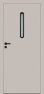 Drzwi wewnętrzne - Dre Drzwi Wewnętrzne Z Szybą Nova - Cell 40 Okleina Kaszmir Mat - miniaturka - grafika 1
