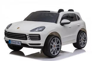 Pojazd Porsche Cayenne S Lakierowany Biały - Pojazdy elektryczne dla dzieci - miniaturka - grafika 2