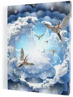 Ikony i obrazy sakralne - Taniec Aniołów, obraz na płótnie canvas - miniaturka - grafika 1