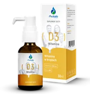 Witaminy i minerały - MedicaLine Witamina D3 1000 IU z Lanoliny (30ml) Avitale - miniaturka - grafika 1