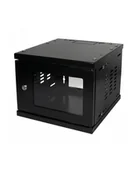 Szafy rack - LogiLink Szafa rack wisząca 10' W06Z33B Czarna (W06Z33B) - miniaturka - grafika 1