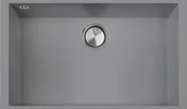 Zlewozmywaki - Zlew PLADOS ONE 7610-U TITANIUM METAL (szary metalik 42) (ON7610ST42) - miniaturka - grafika 1