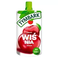 Soki i napoje niegazowane - Tymbark Mus jabłko wiśnia banan 120 g - miniaturka - grafika 1