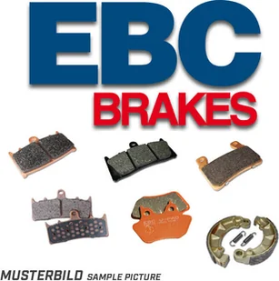 Klocki hamulcowe EBC MXS101 Goldstuff Racing spiekany metal do Yamaha DTR DTM DT LC 2 DTLC TZR R1 RE XT E Z Tenere YFZ 3 A H T W Banshee 50 - 660 cc - Klocki hamulcowe - miniaturka - grafika 1