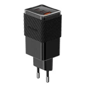Ładowarki do telefonów - Ładowarka sieciowa GaN 65W Mcdodo CH-1501 2x USB-C, USB-A (czarna) - miniaturka - grafika 1