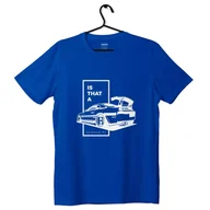 Odzież do sportów motorowych - T-shirt koszulka IS THAT A SUPRA JDM niebieska-3XL - miniaturka - grafika 1