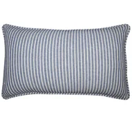 Poduszki dekoracyjne - Poduszka Benisa Ink Prążek biało-niebieska 50 x 30 cm Inspire - miniaturka - grafika 1