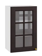 Meble kuchenne - Bristol Witryna Wisząca Gv-45 Szpros Czarny Mat - miniaturka - grafika 1