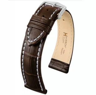 Brązowy pasek skórzany 18 mm HIRSCH Modena 10302810-2-18 (L)  | OFICJALNY SKLEP |  • Zapłać później PayPo • GRATIS WYSYŁKA ZWROT DO 365DNI - Akcesoria do zegarków - miniaturka - grafika 1