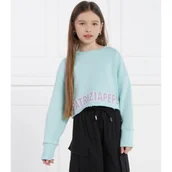 Bluzy dla dziewczynek - Patrizia Pepe Bluza | Cropped Fit - miniaturka - grafika 1