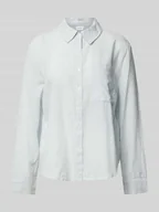 Bluzki damskie - Bluzka koszulowa o kroju regular fit z kieszenią na piersi model ‘RUMANA’ - miniaturka - grafika 1