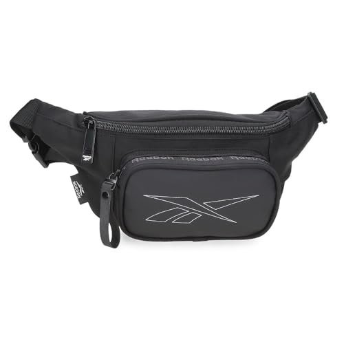 Reebok Columbus Torba na messenger Mała czarna 15x19,5x6 cm Poliester by Joumma Bags