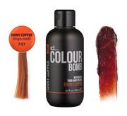 Farby do włosów i szampony koloryzujące - Colour Bomb - Lśniąca Miedź 250ml - 747 Odżywka koloryzująca z keratyną i wit.B5 - miniaturka - grafika 1