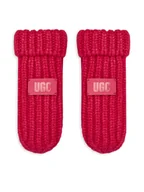 Rękawiczki dla dzieci - Ugg Rękawiczki dziecięce K Chunky Mitten 100030 Różowy - miniaturka - grafika 1