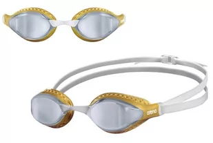 Arena Airspeed Mirror Okulary pływackie, silver/gold 2021 Okulary do pływania 3151-106-0 - Pływanie - miniaturka - grafika 1