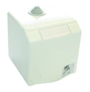 PCE Gniazdo nadtynkowe przelotowe 32A 5P 400V IP44 serii DESIGN 875-6V - Gniazdka elektryczne - miniaturka - grafika 1