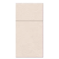 Dekoracje i nakrycia stołu na imprezę - Serwetki papierowe na sztućce Beżowe Airlaid, 25 szt. - miniaturka - grafika 1