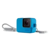 Akcesoria do kamer sportowych - GOPRO etui Sleeve + Lanyard HERO9 Black) Blue - miniaturka - grafika 1