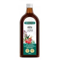 Soki i napoje niegazowane - Premium Rosa Sok z Dzikiej Róży z Kompleksem Ziół 500ml - - miniaturka - grafika 1