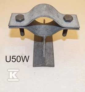 Uchwyt na rurę Fi 50, na słup wirowy - Inne akcesoria elektryczne - miniaturka - grafika 1
