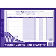 Druki akcydensowe - Michalczyk&Prokop WZ WYDANIE MATERIAŁU NA ZEWNĄTRZ A4 80 kartek wielokopia 385-1 MiP - miniaturka - grafika 1