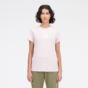 Koszulki i topy damskie - Koszulka damska New Balance WT33515DMY  różowa - miniaturka - grafika 1
