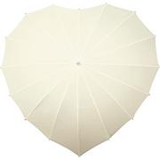 Parasole - Impliva impliva serce parasol z ochroną przed promieniami UV  biaława LR-8-OFFWHITE - miniaturka - grafika 1