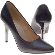 Czółenka - Czółenka szpilki czarne matowe 296 P.POLSKI - miniaturka - grafika 1