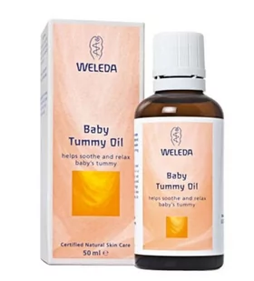 Weleda Pregnancy and Lactation olejek do masażu brzuszka niemowlęcia Baby Tummy Oil) 50 ml - Olejki i świece do masażu - miniaturka - grafika 1