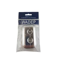 Akcesoria hydrauliczne - Rozeta maskująca plastikowa podwójna - chrom WADEP - miniaturka - grafika 1