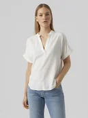 Bluzki damskie - Vero Moda Bluzka w kolorze białym - miniaturka - grafika 1