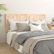 Inne meble do sypialni - Lumarko Wezgłowie łóżka, 145,5x4x100 cm, lite drewno sosnowe - miniaturka - grafika 1