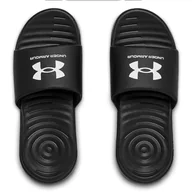 Klapki i japonki męskie - Klapki Under Armour Ansa Fix Sl Jr 3023789 004 czarne - miniaturka - grafika 1