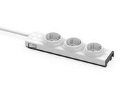 Listwy zasilające - PowerStrip Listwa zasilająca  Modular 3 gniazda 1m biały 10250/PSMDDE 10250/PSMDDE - miniaturka - grafika 1