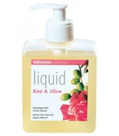 Zdrowa żywność - 265Sodasan Naturalne Mydło Roślinne z Oliwą z Oliwek o Zapachu Różanym 300ml - Sodasan VINMYDLOROZOL - miniaturka - grafika 1